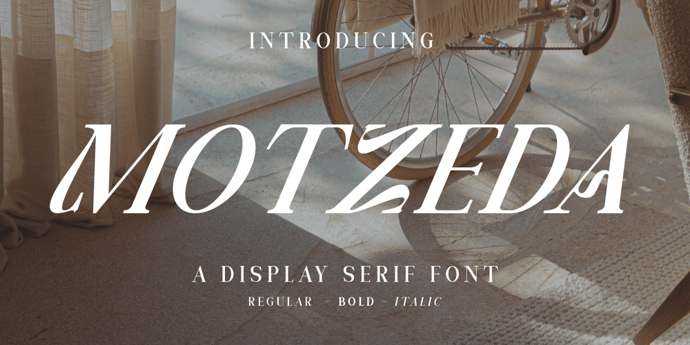 Motzeda font