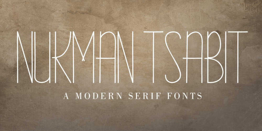 Nukman Tsabit font