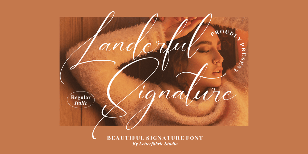 Landerful Signature font