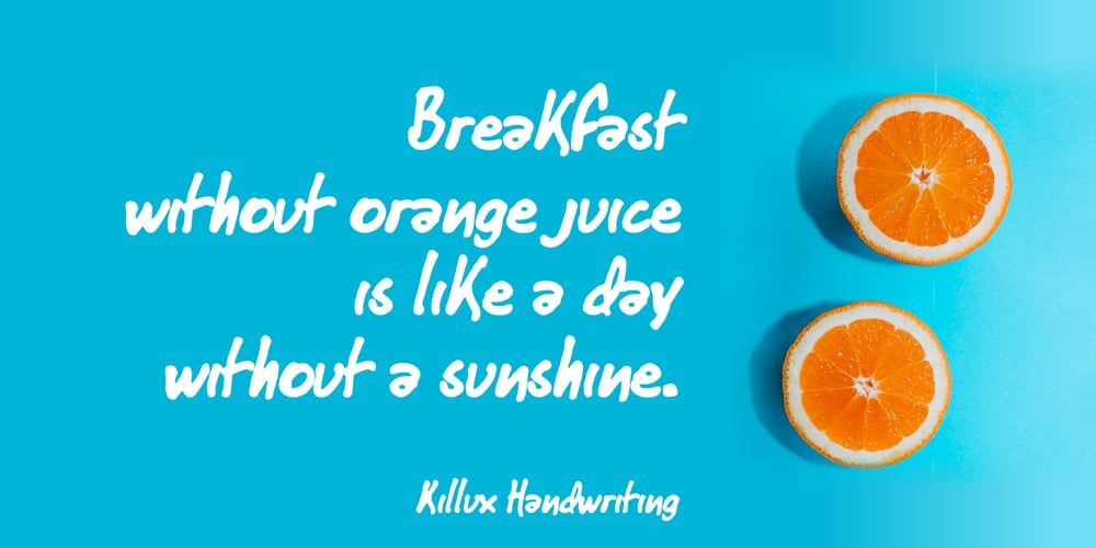 Killux Handwriting font