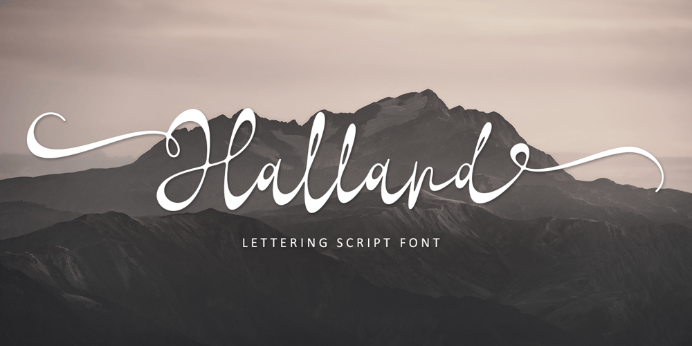 Halland font