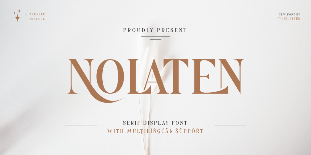 Nolaten font