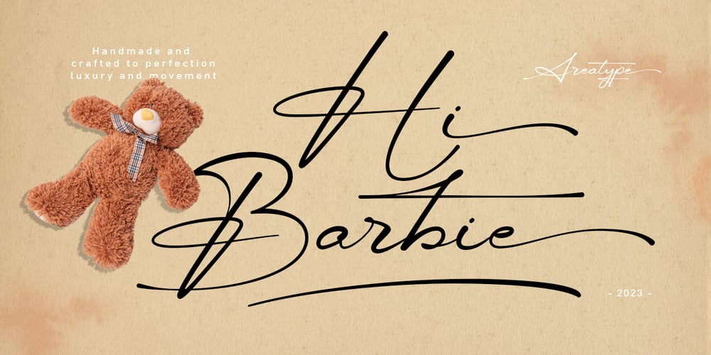 Hi Barbie font