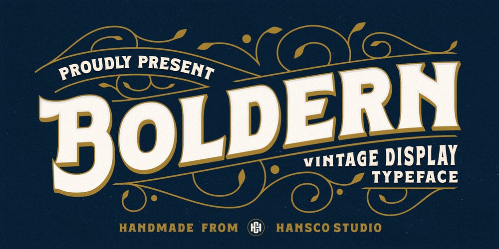 Boldern font