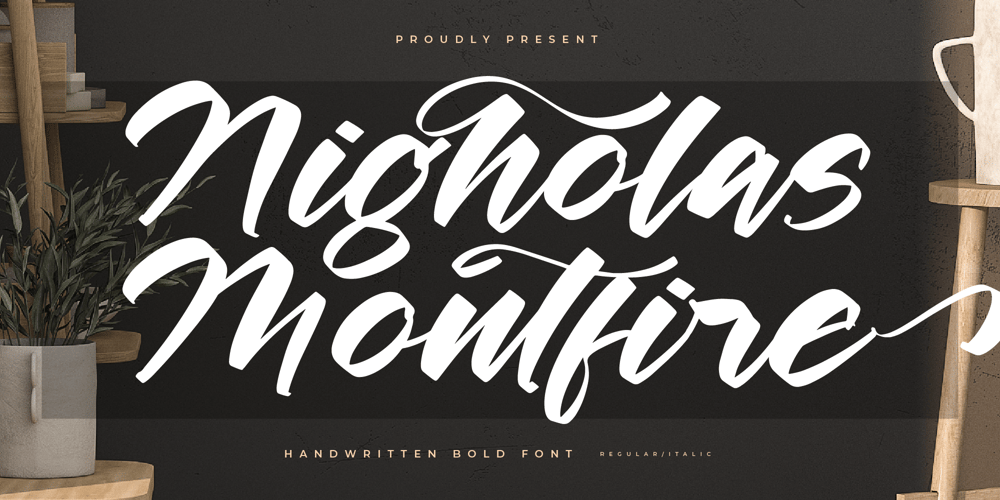 Nigholas Montfire font