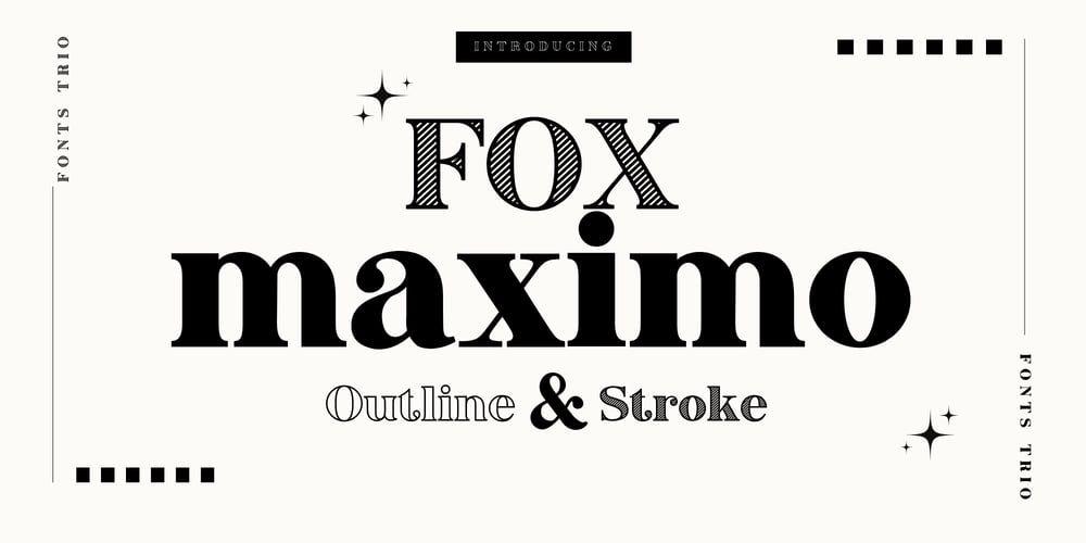 Fox Maximo font