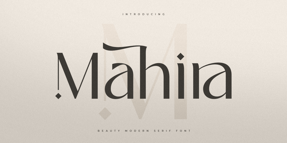 Mahira font