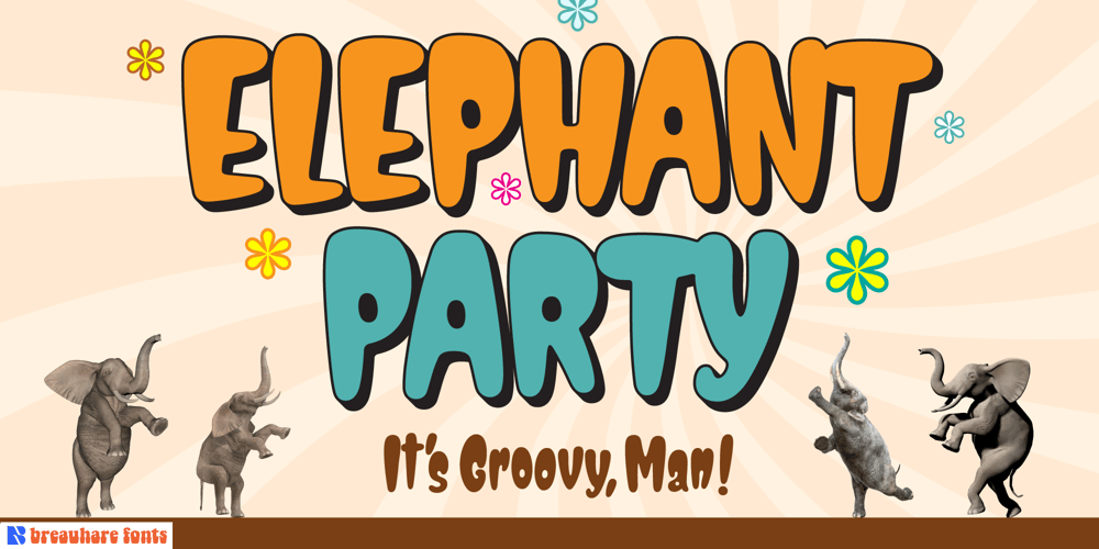 Elephant Party font
