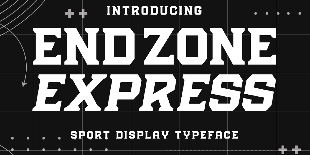 End Zone Express font