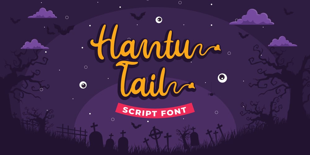 Hantu Tail font