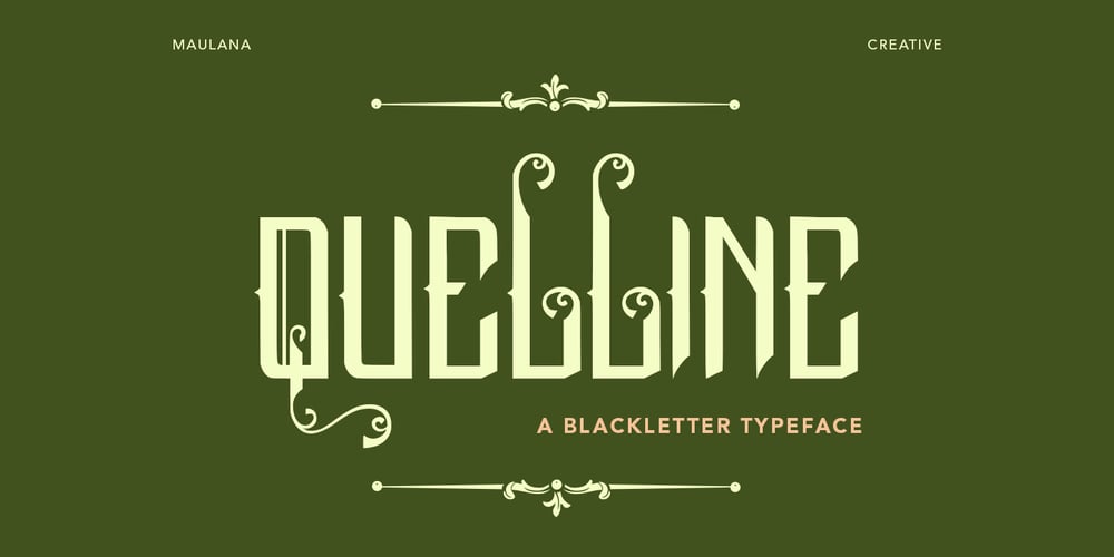 Quelline font