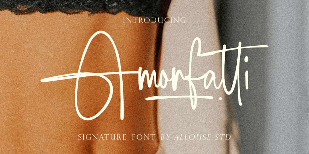 Amorfatti font