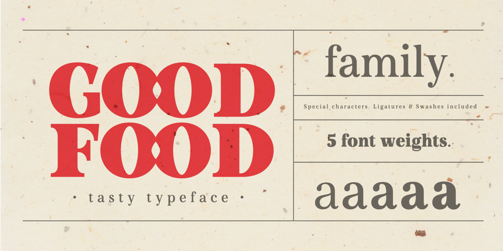 Goodfood font