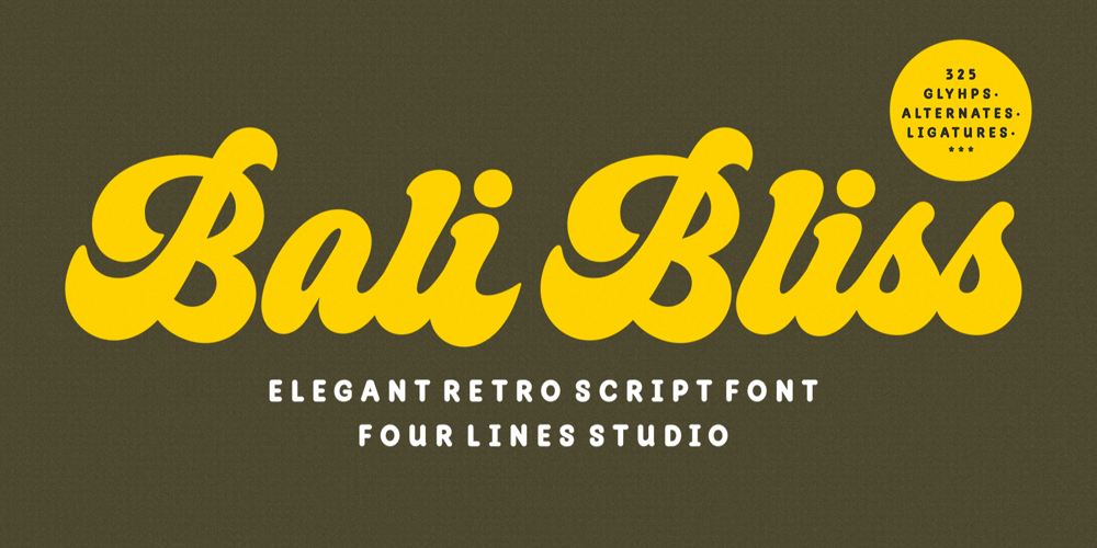 Bali Bliss font