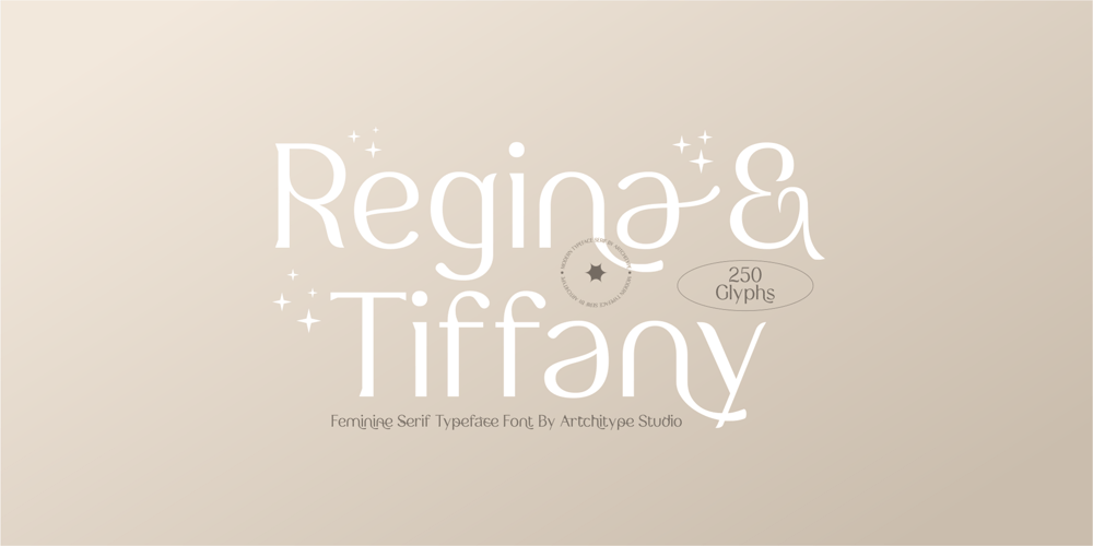 Regina Tiffany font