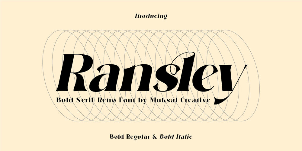 Ransley font