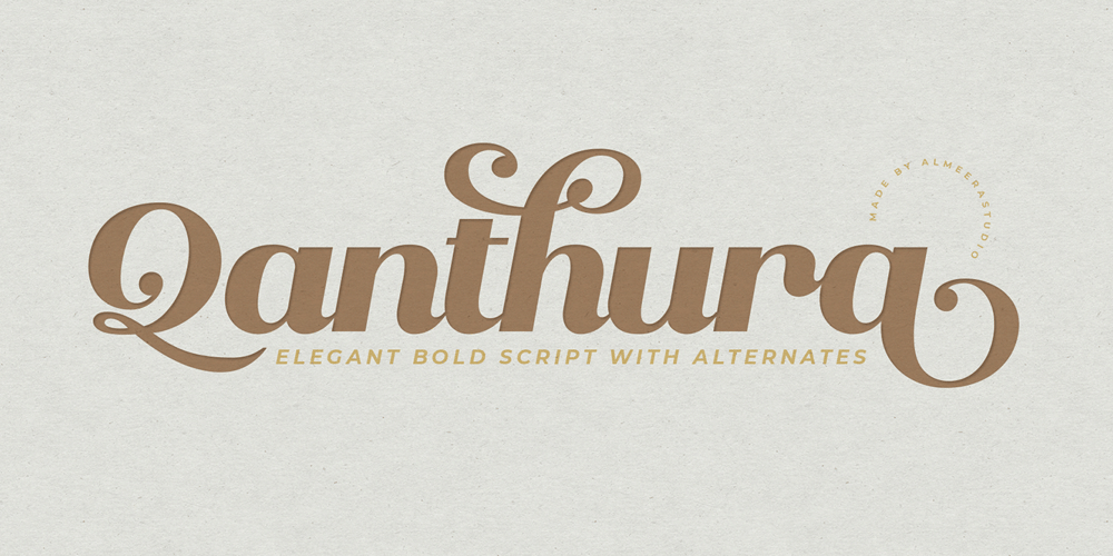 Qanthura Typeface font