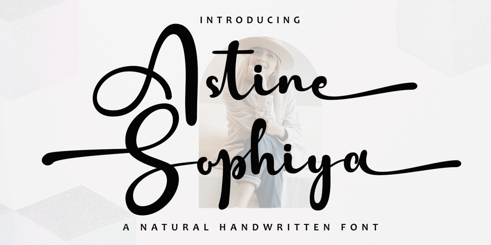 Astine Sophiya Script font