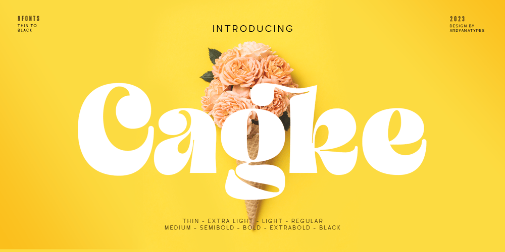Cagke font