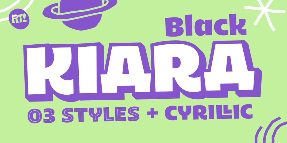 Kiara Black font