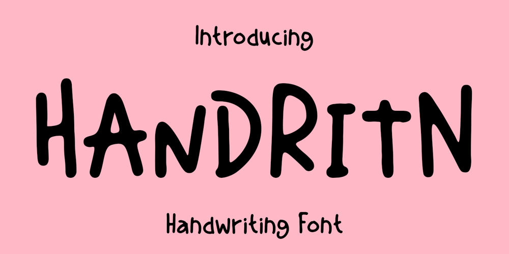 WS Handritn font