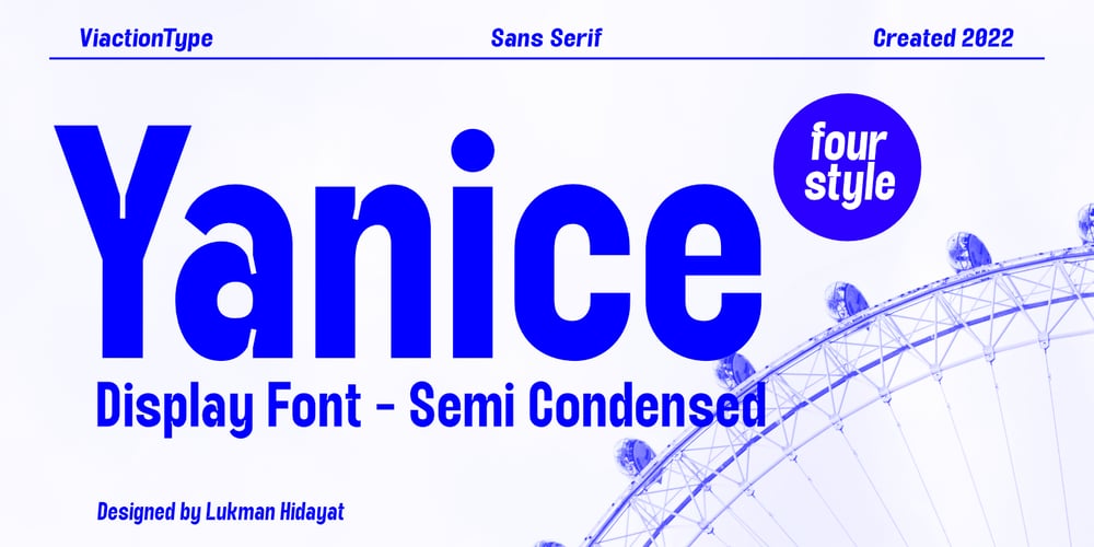 Yanice font