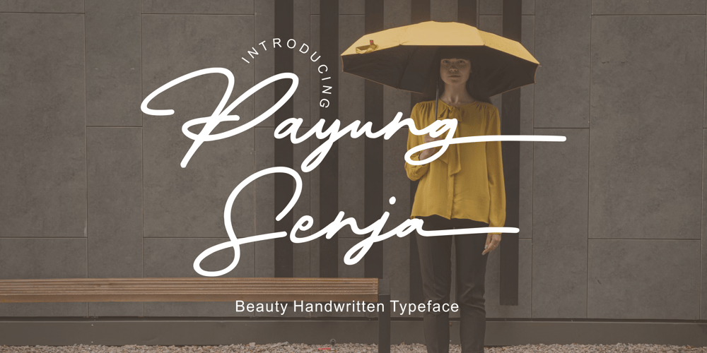 Payung Senja font