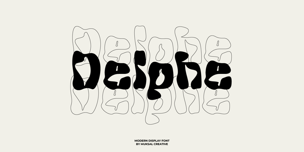 Delphe font