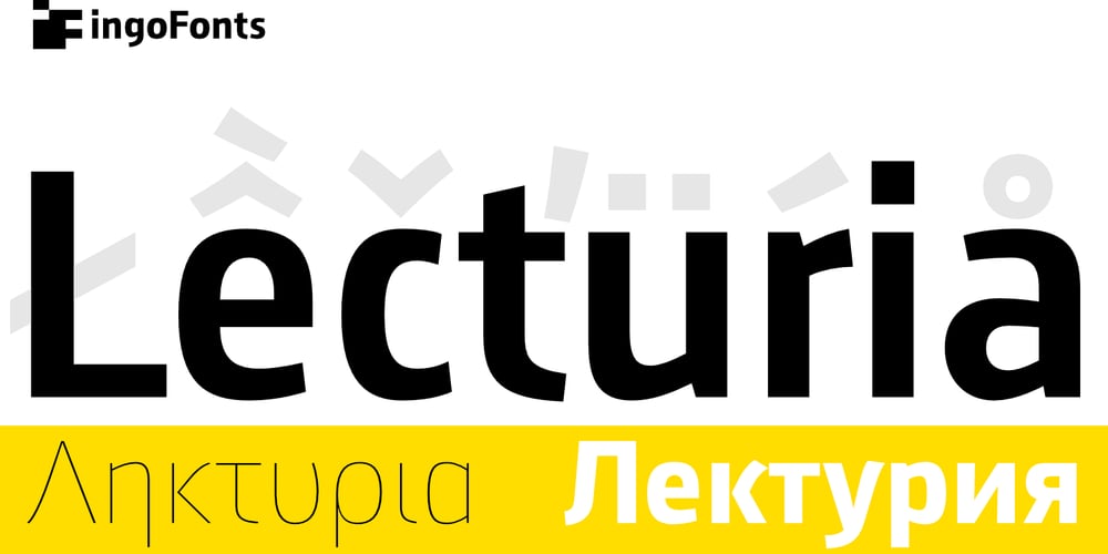 Lecturia font
