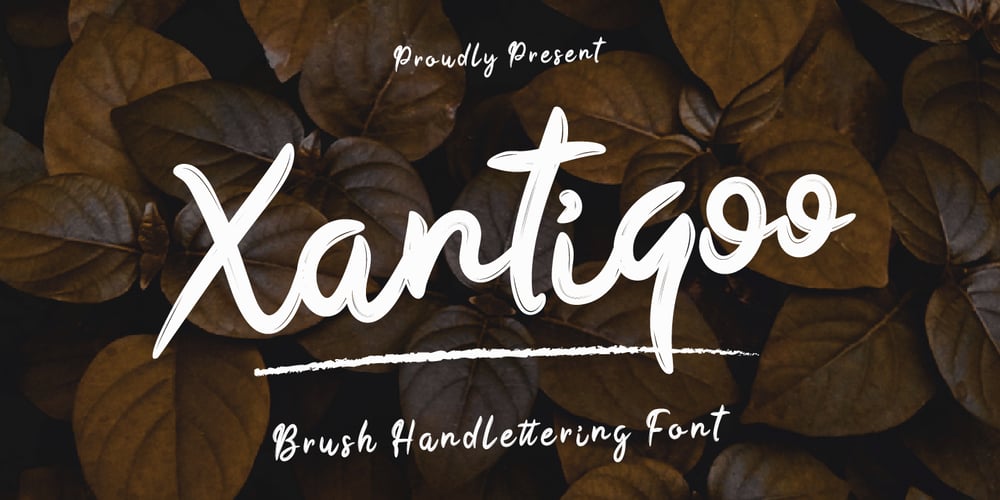 Xantiqoo font