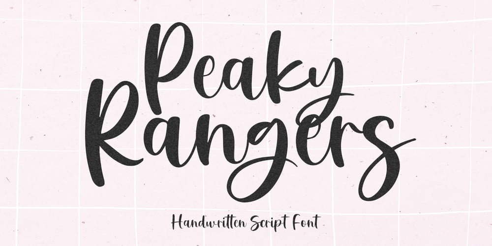 Peaky Rangers font