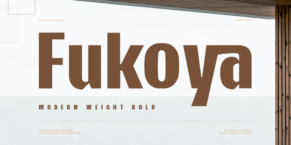 Fukoya font