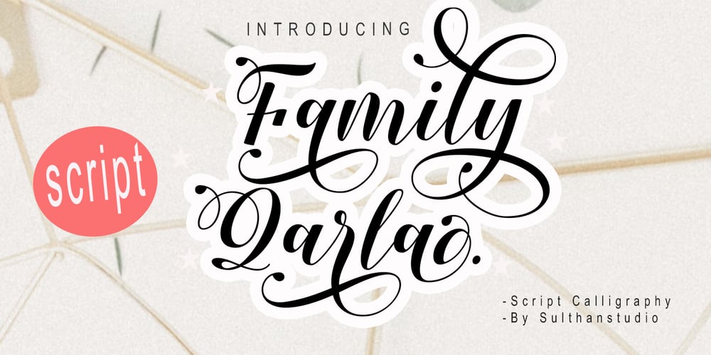 Family Qarla font