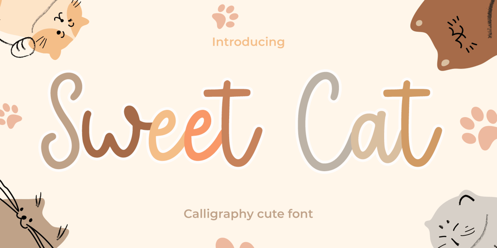 Sweet Cat font