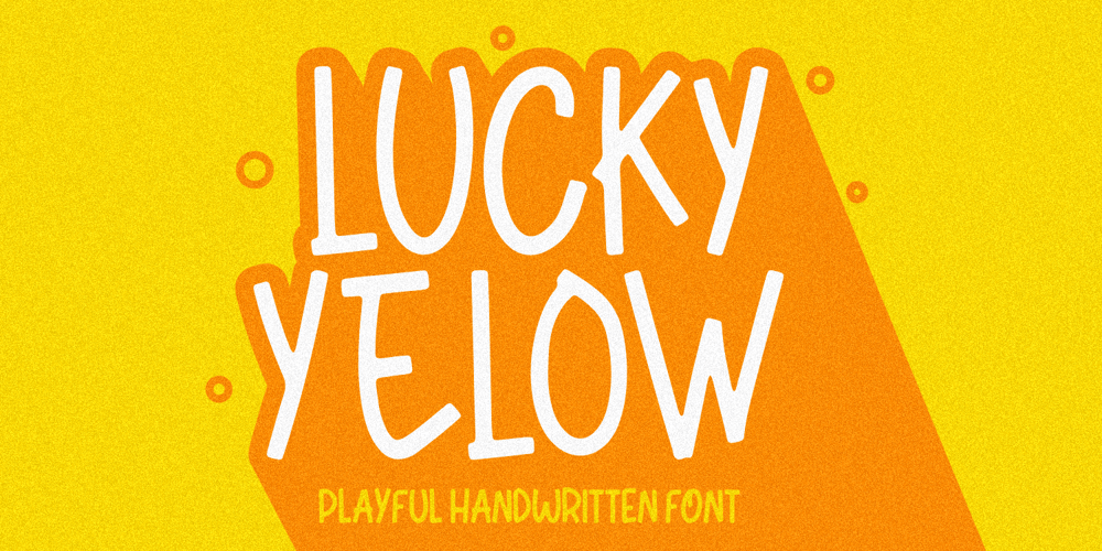 Lucky Yellow font