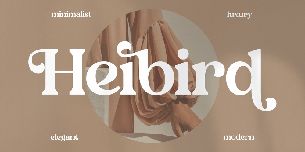 Heibird font