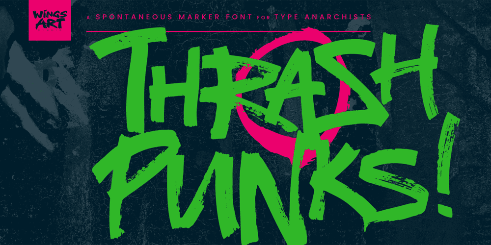 Thrash Punks font