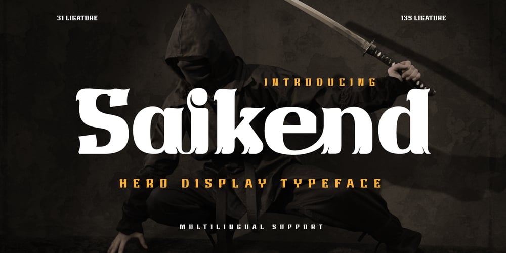 Saikend font