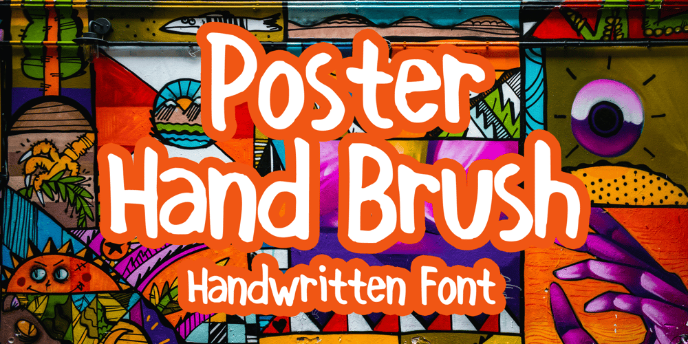 Poster Hand Brush font