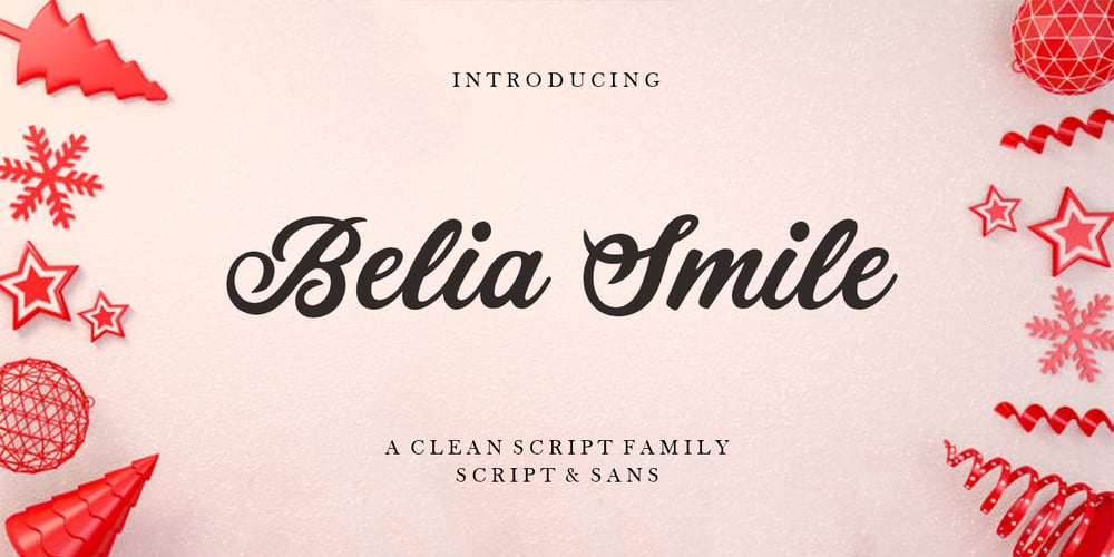 Belia Smile font