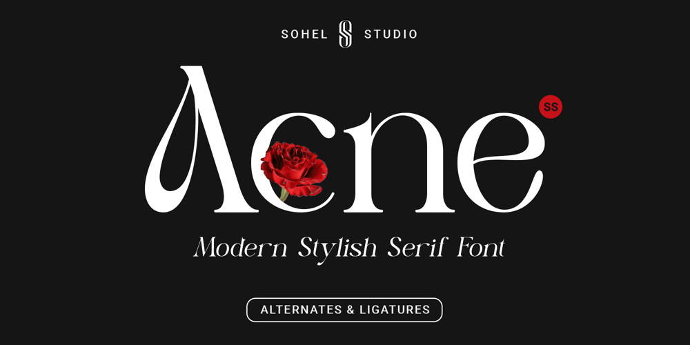 Acne font