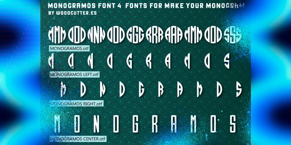 Monogramos font