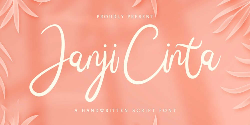 Janji Cinta font