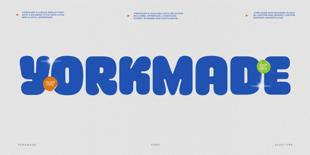 Yorkmade font