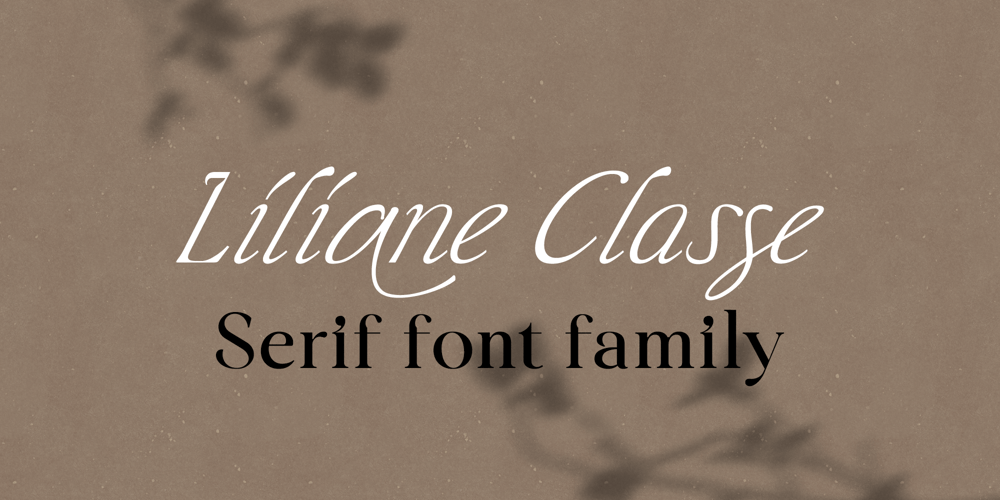 Liliane Classe font