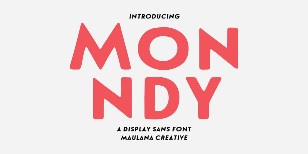 MC Monndy font