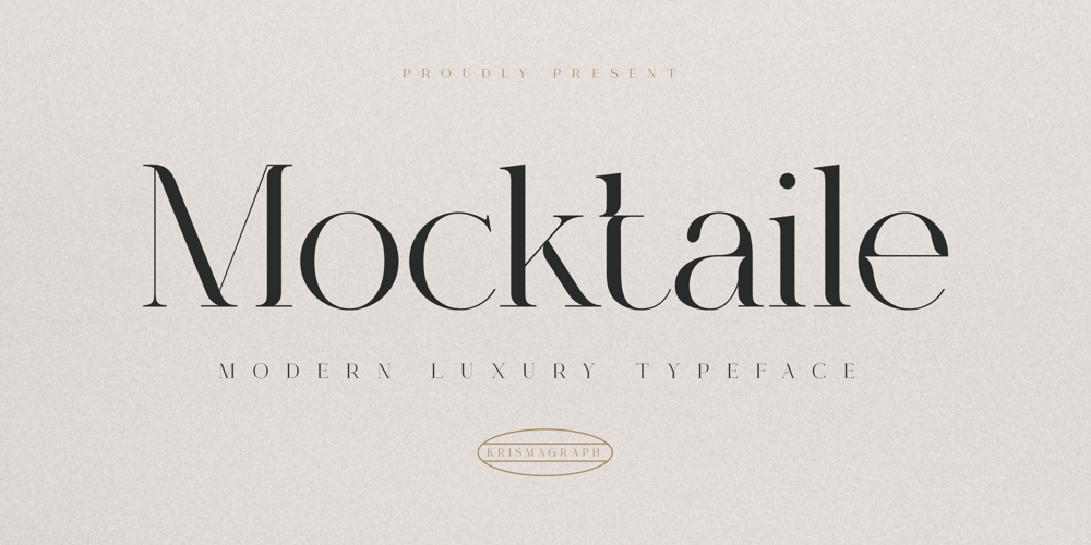 Mocktaile Typeface font