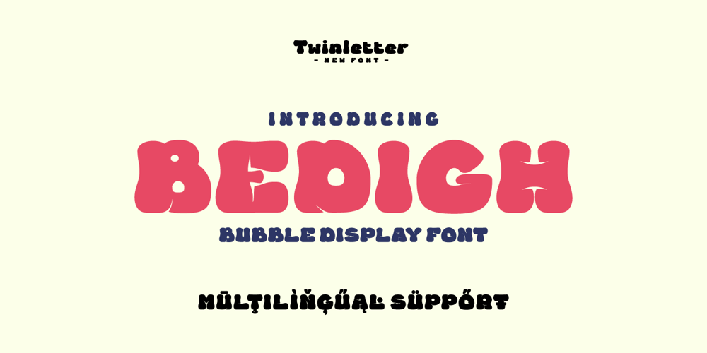 Bedigh font