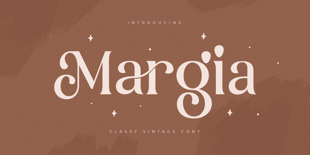 Margia font
