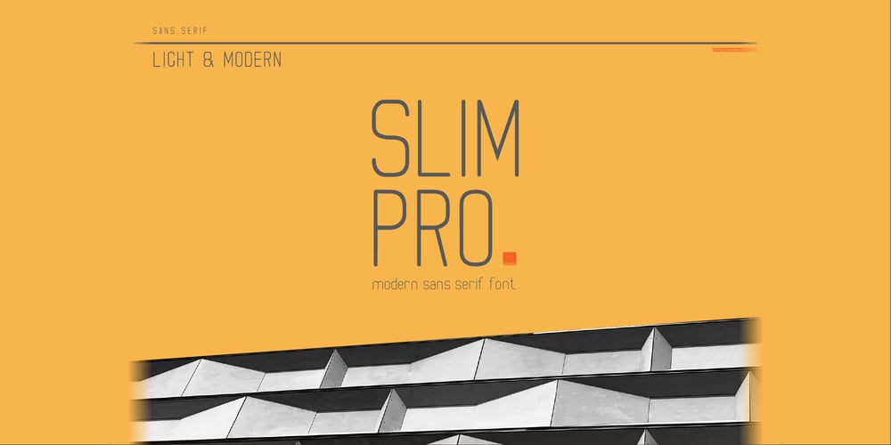 Slim Pro font